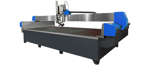 Máquina de chorro de agua para piedra