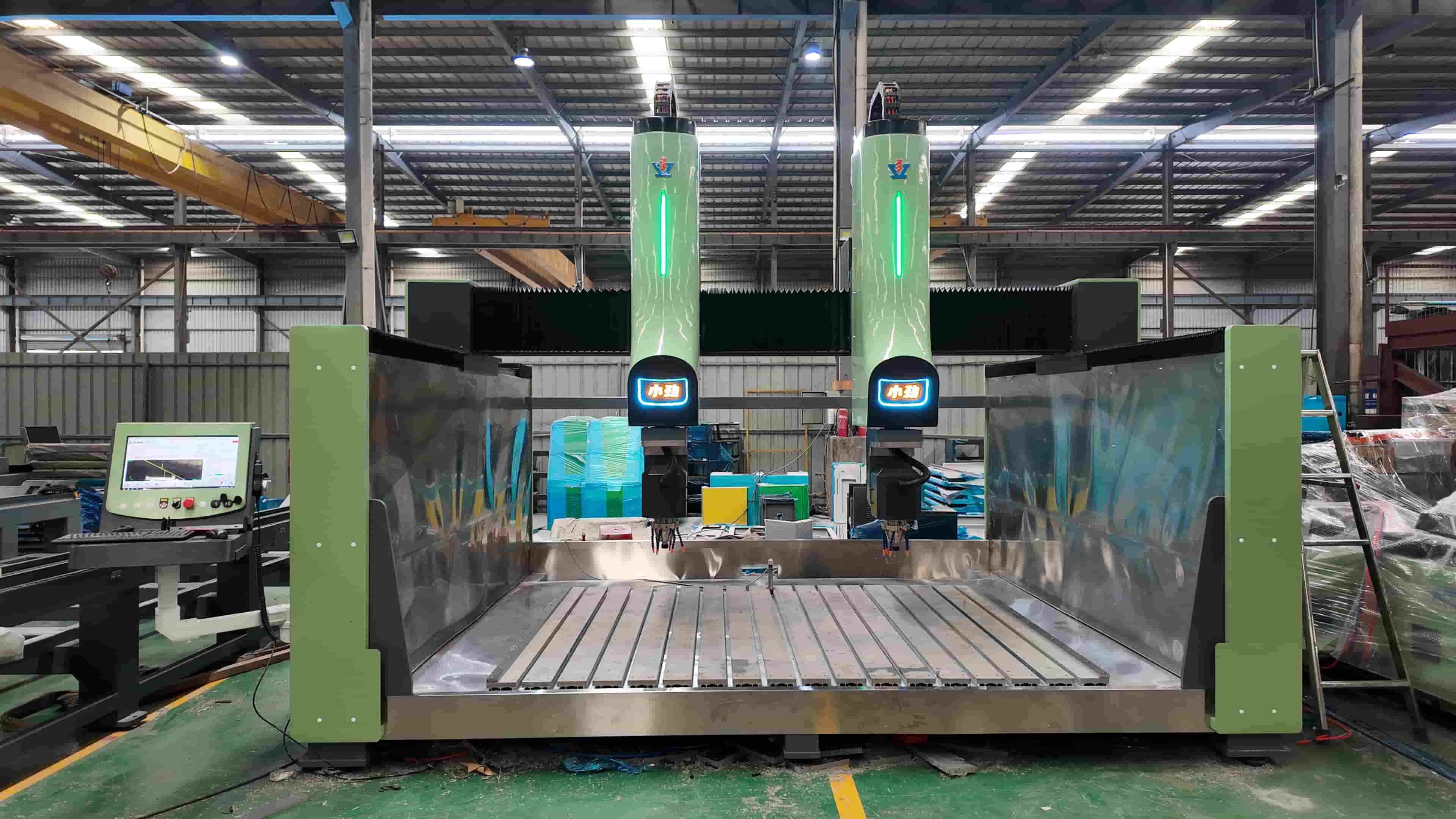 5-Axis Dual-Head Stone Engraving Machine