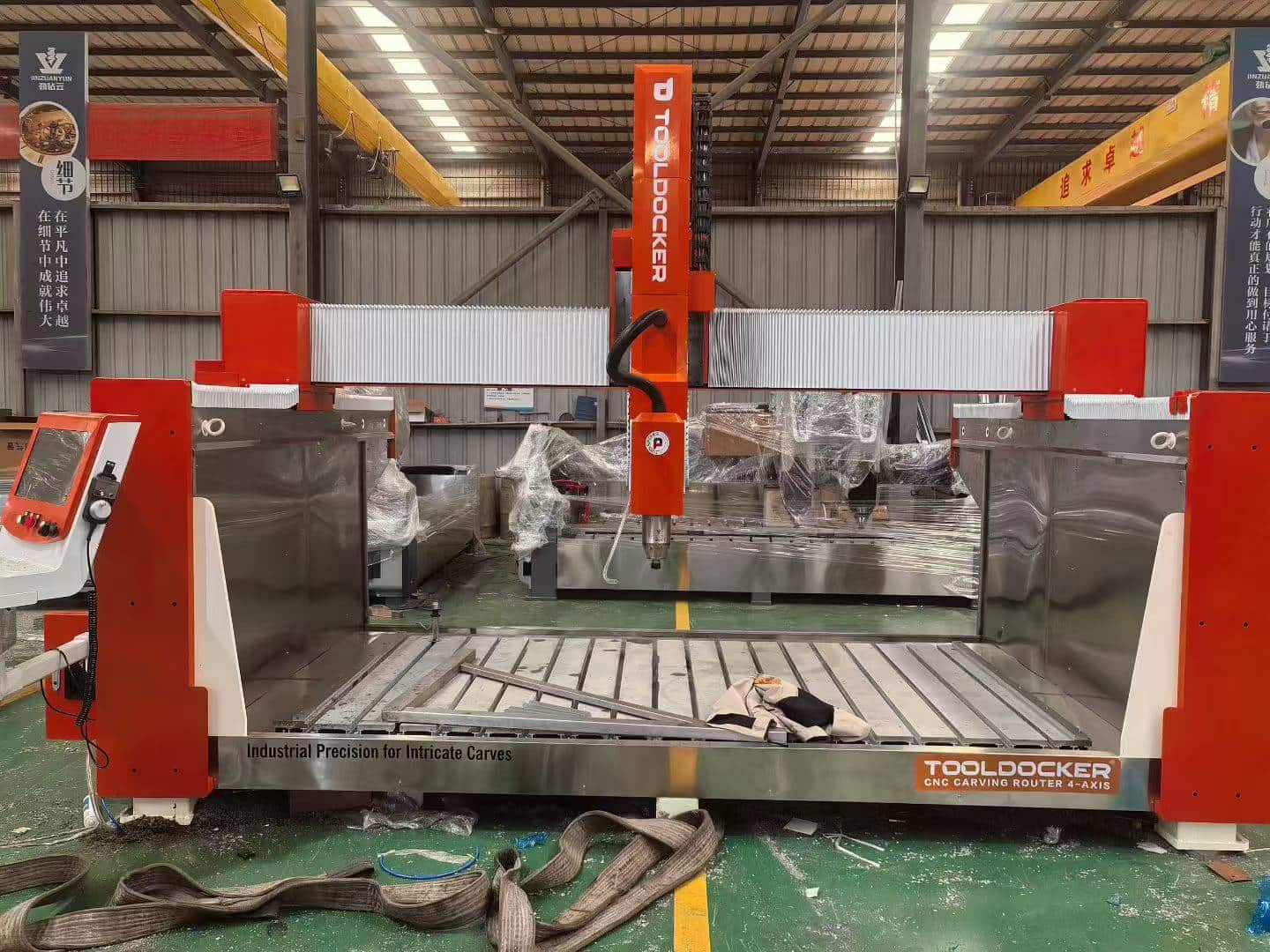 4 Axis Stone CNC Machine