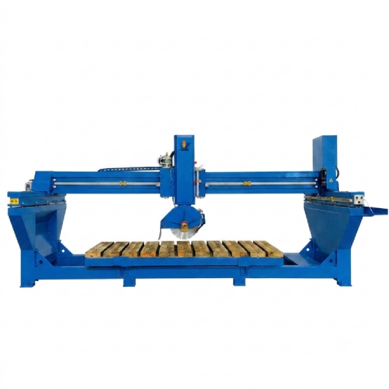 Integrated Stone Bridge Saw with 45° Bevel Cutting Integrated Stone Bridge Saw with 45° Bevel Cutting